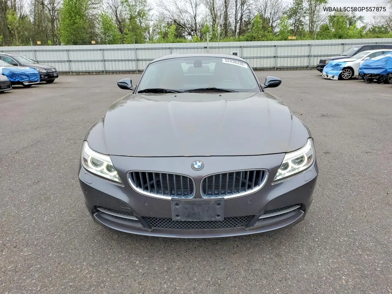 2016 BMW Z4 Sdrive28I VIN: WBALL5C58GP557875 Lot: 52436336