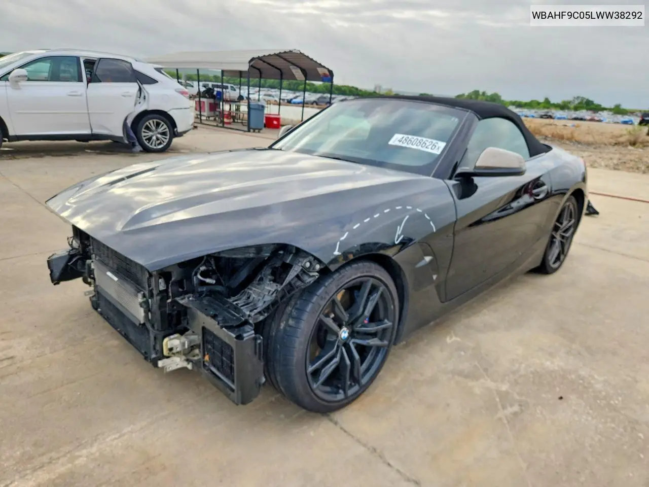 2020 BMW Z4 M40I VIN: WBAHF9C05LWW38292 Lot: 48608626