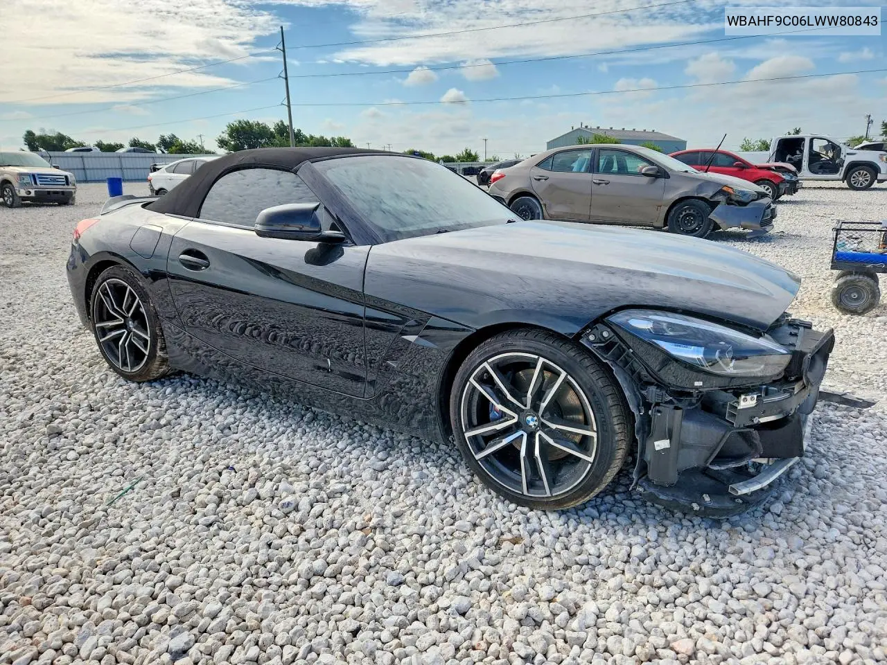 2020 BMW Z4 M40I VIN: WBAHF9C06LWW80843 Lot: 85964345