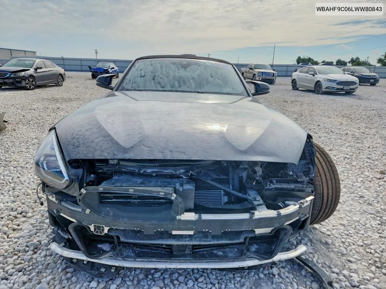 2020 BMW Z4 M40I VIN: WBAHF9C06LWW80843 Lot: 85964345
