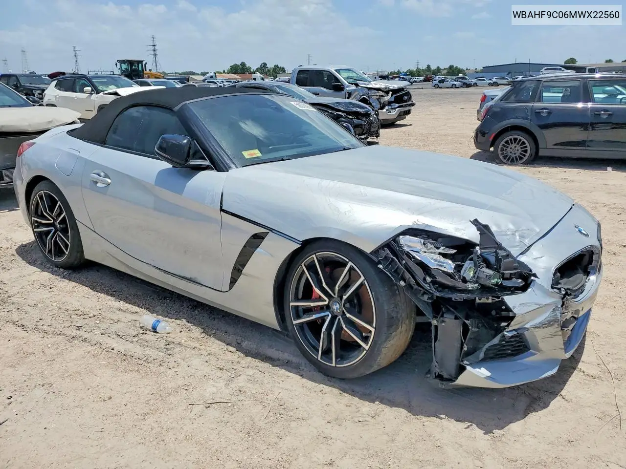 2021 BMW Z4 M40I VIN: WBAHF9C06MWX22560 Lot: 58570366