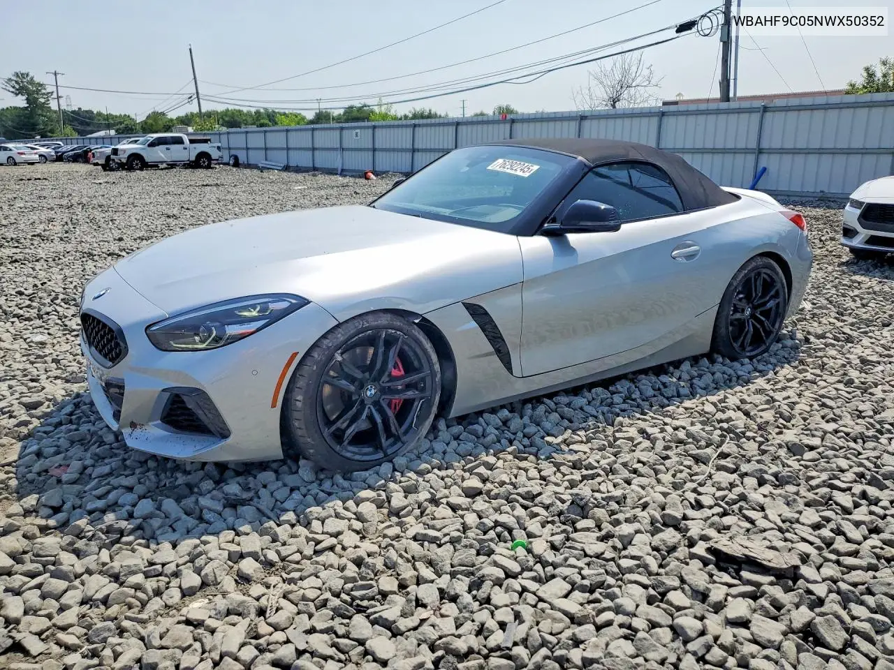 2022 BMW Z4 M40I VIN: WBAHF9C05NWX50352 Lot: 76292245