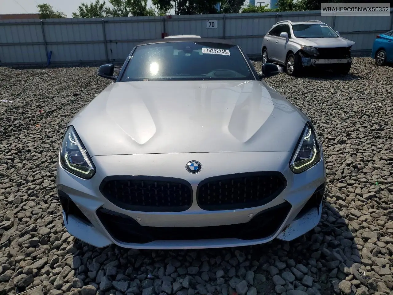 2022 BMW Z4 M40I VIN: WBAHF9C05NWX50352 Lot: 76292245