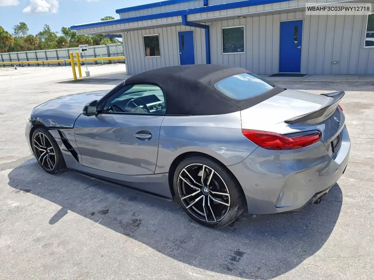 2023 BMW Z4 Sdrive30I VIN: WBAHF3C03PWY12718 Lot: 59236686