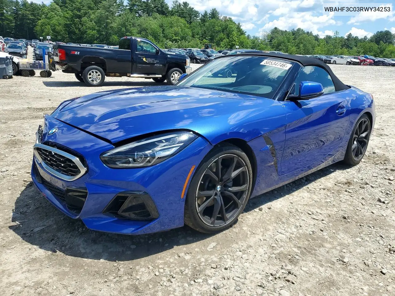 2024 BMW Z4 Sdrive30I VIN: WBAHF3C03RWY34253 Lot: 58534746