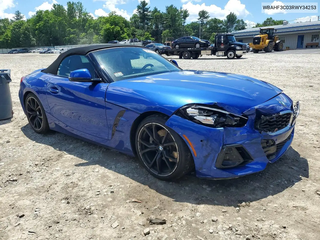 2024 BMW Z4 Sdrive30I VIN: WBAHF3C03RWY34253 Lot: 58534746