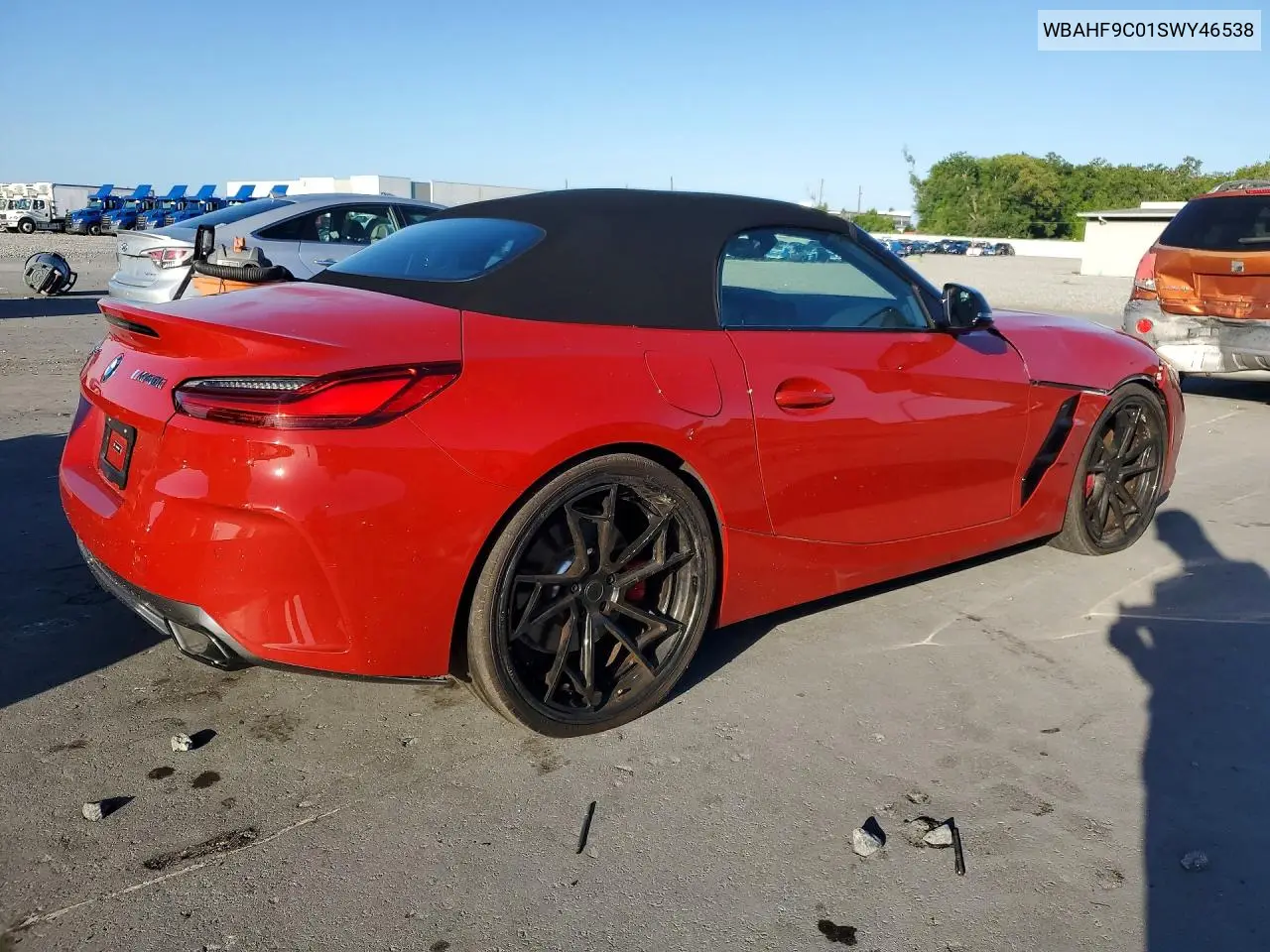 2025 BMW Z4 M40I VIN: WBAHF9C01SWY46538 Lot: 52306766