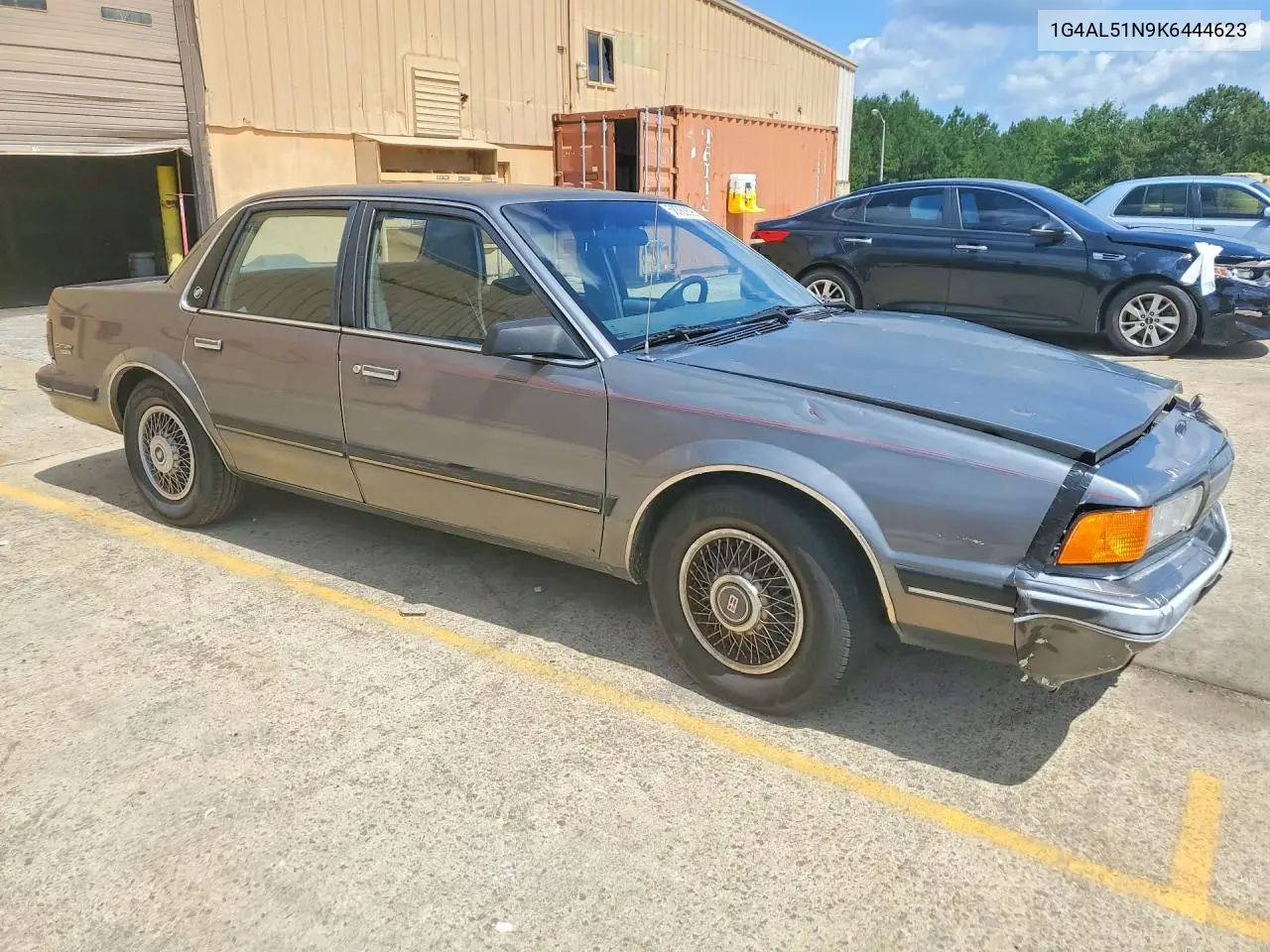 1989 Buick Century Limited VIN: 1G4AL51N9K6444623 Lot: 58380626