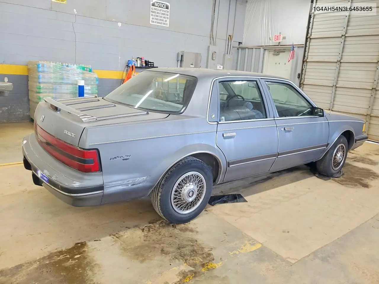 1990 Buick Century Custom VIN: 1G4AH54N3L6453655 Lot: 49305216