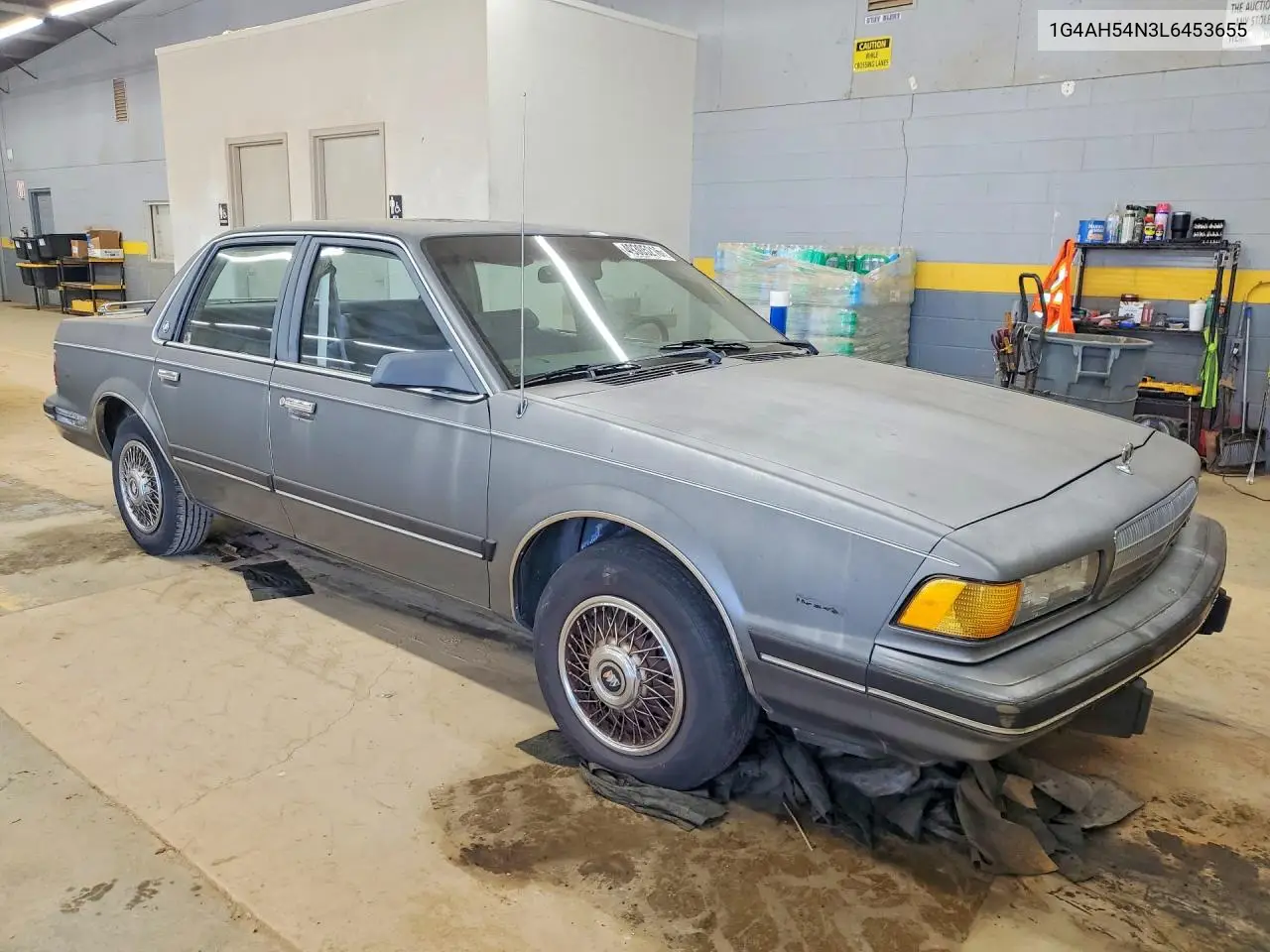 1990 Buick Century Custom VIN: 1G4AH54N3L6453655 Lot: 49305216