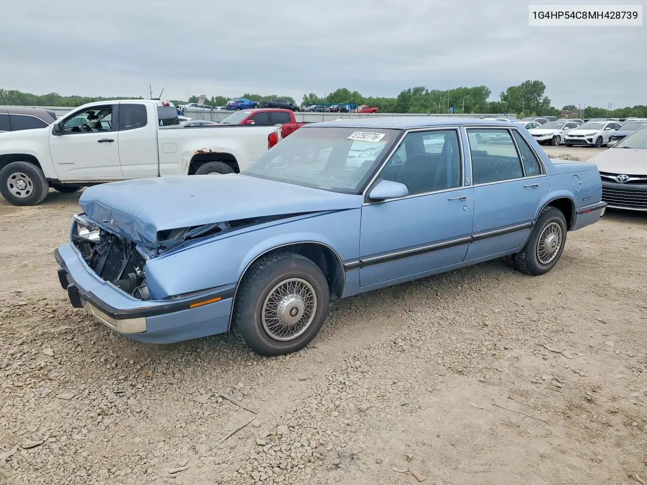 1991 Buick Lesabre Custom VIN: 1G4HP54C8MH428739 Lot: 57822076
