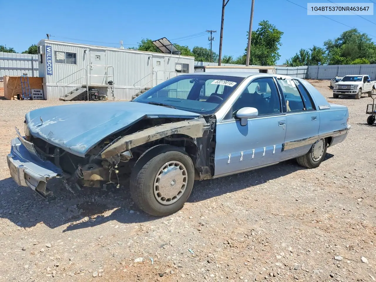 1992 Buick Roadmaster Limited VIN: 1G4BT5370NR463647 Lot: 53279016