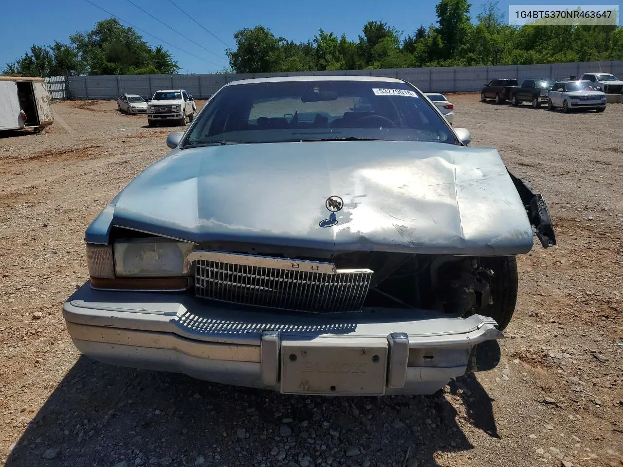 1992 Buick Roadmaster Limited VIN: 1G4BT5370NR463647 Lot: 53279016