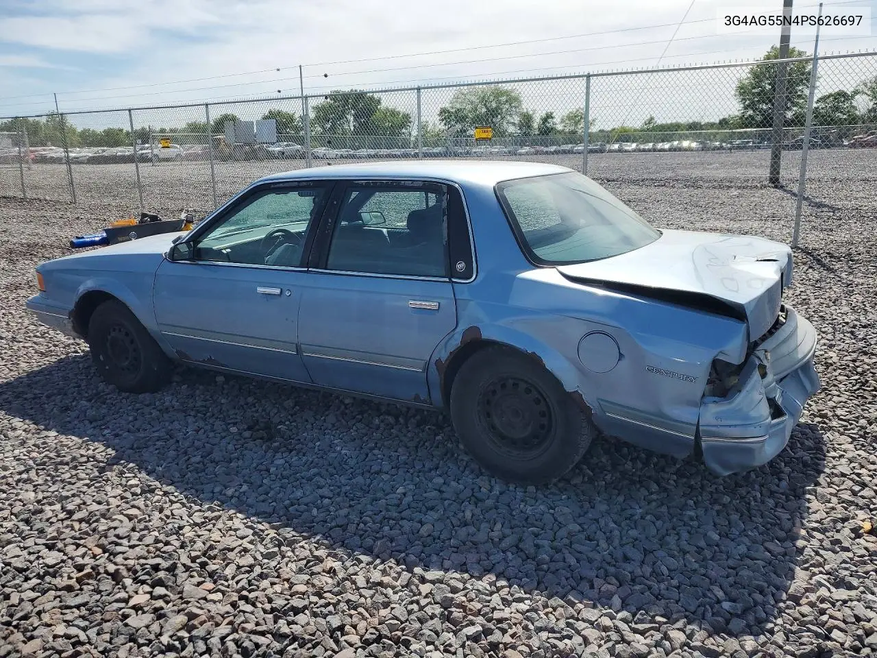 1993 Buick Century Special VIN: 3G4AG55N4PS626697 Lot: 56056286