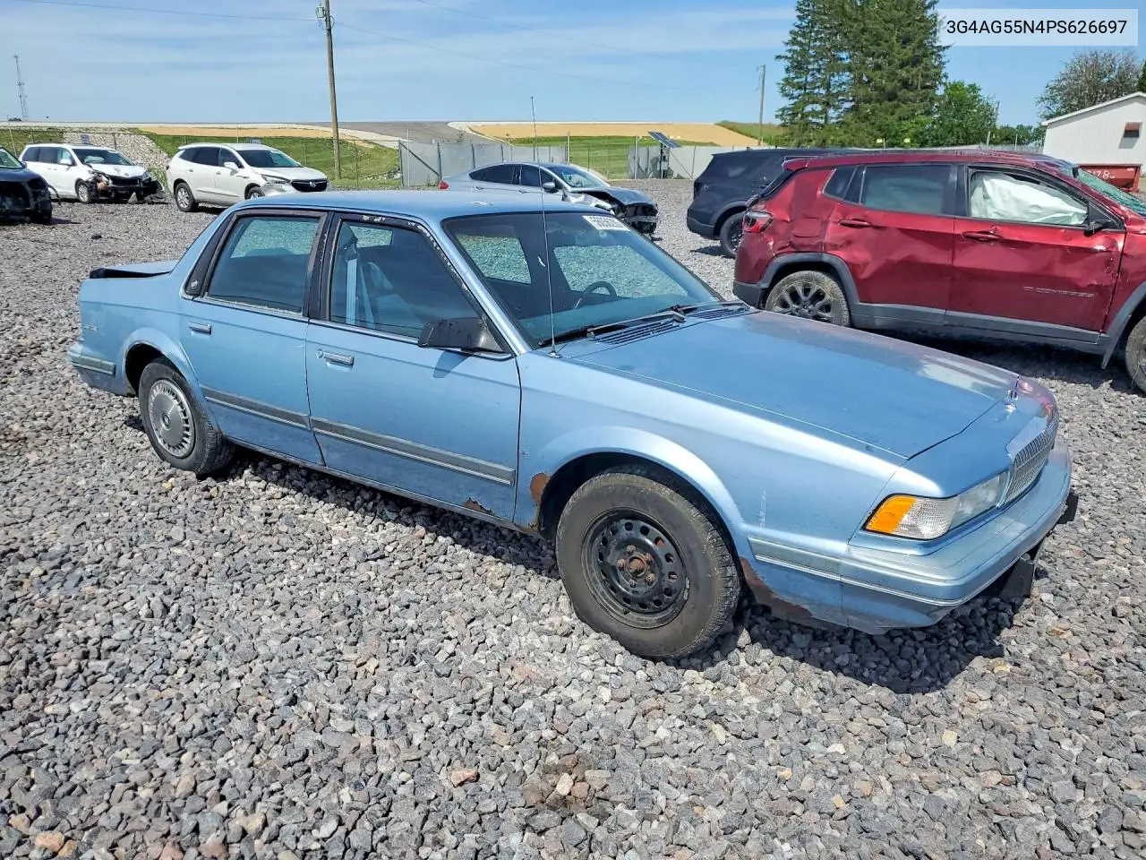 1993 Buick Century Special VIN: 3G4AG55N4PS626697 Lot: 56056286