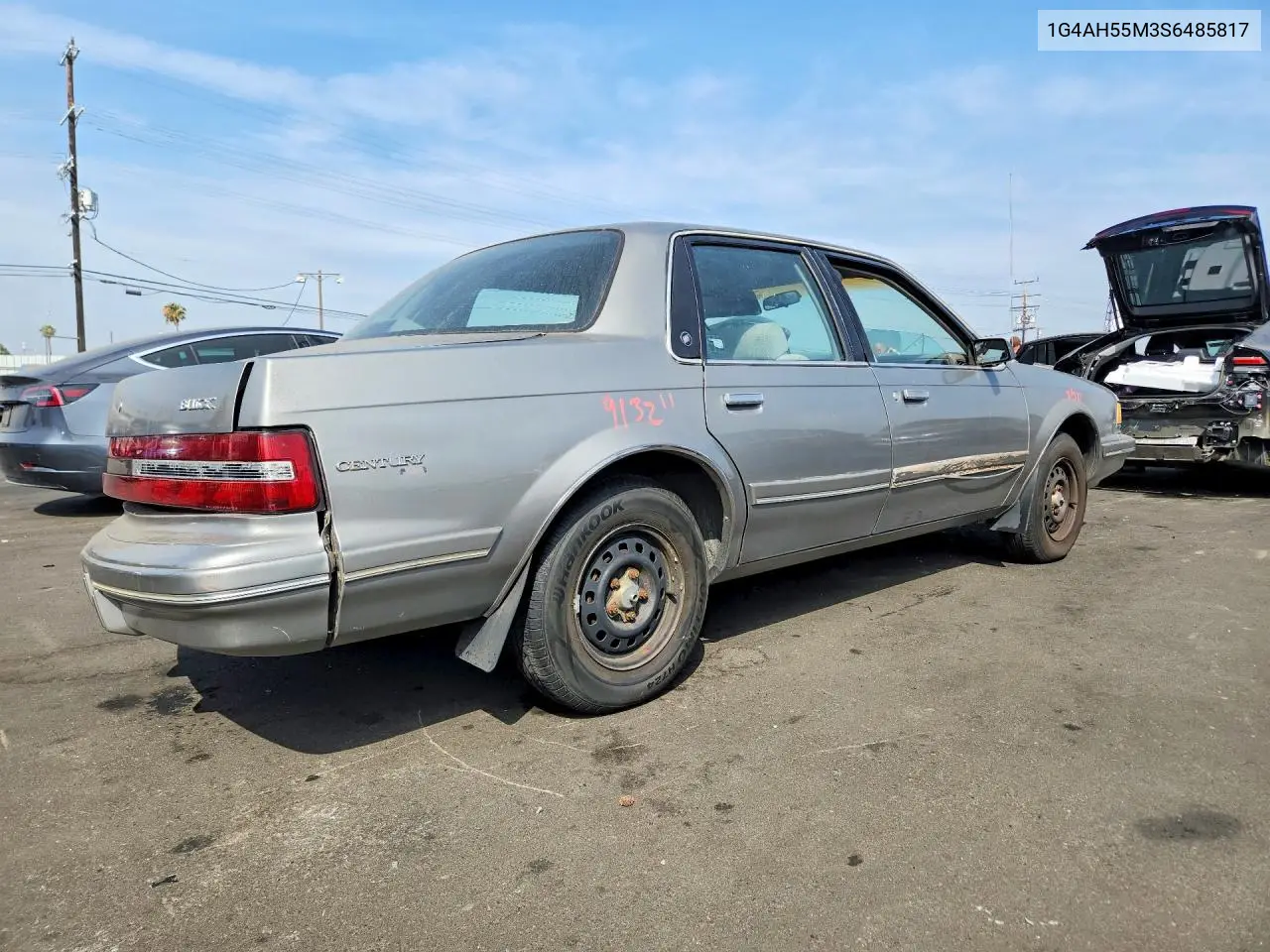 1995 Buick Century Custom VIN: 1G4AH55M3S6485817 Lot: 55516736