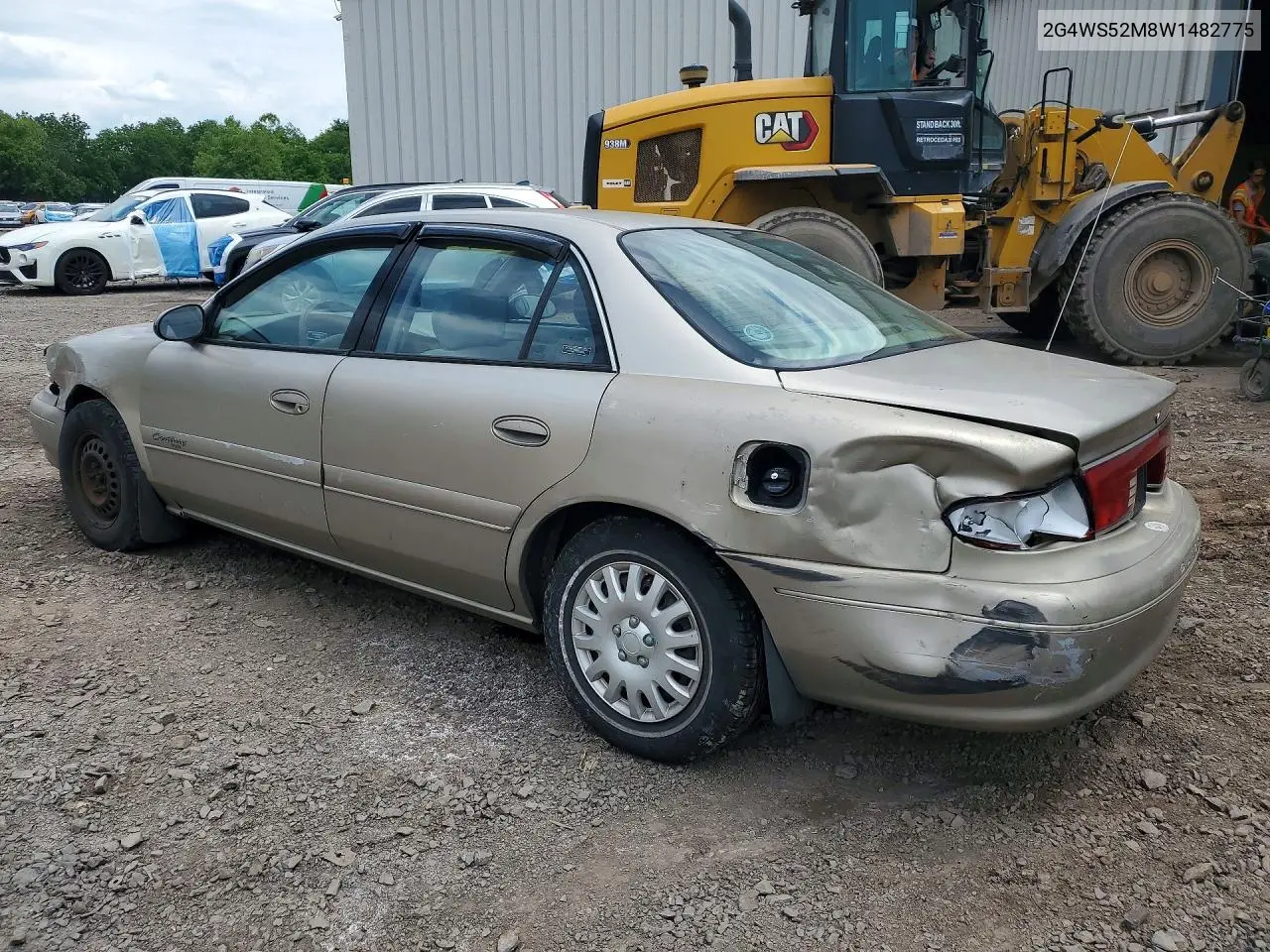 1998 Buick Century Custom VIN: 2G4WS52M8W1482775 Lot: 56052116
