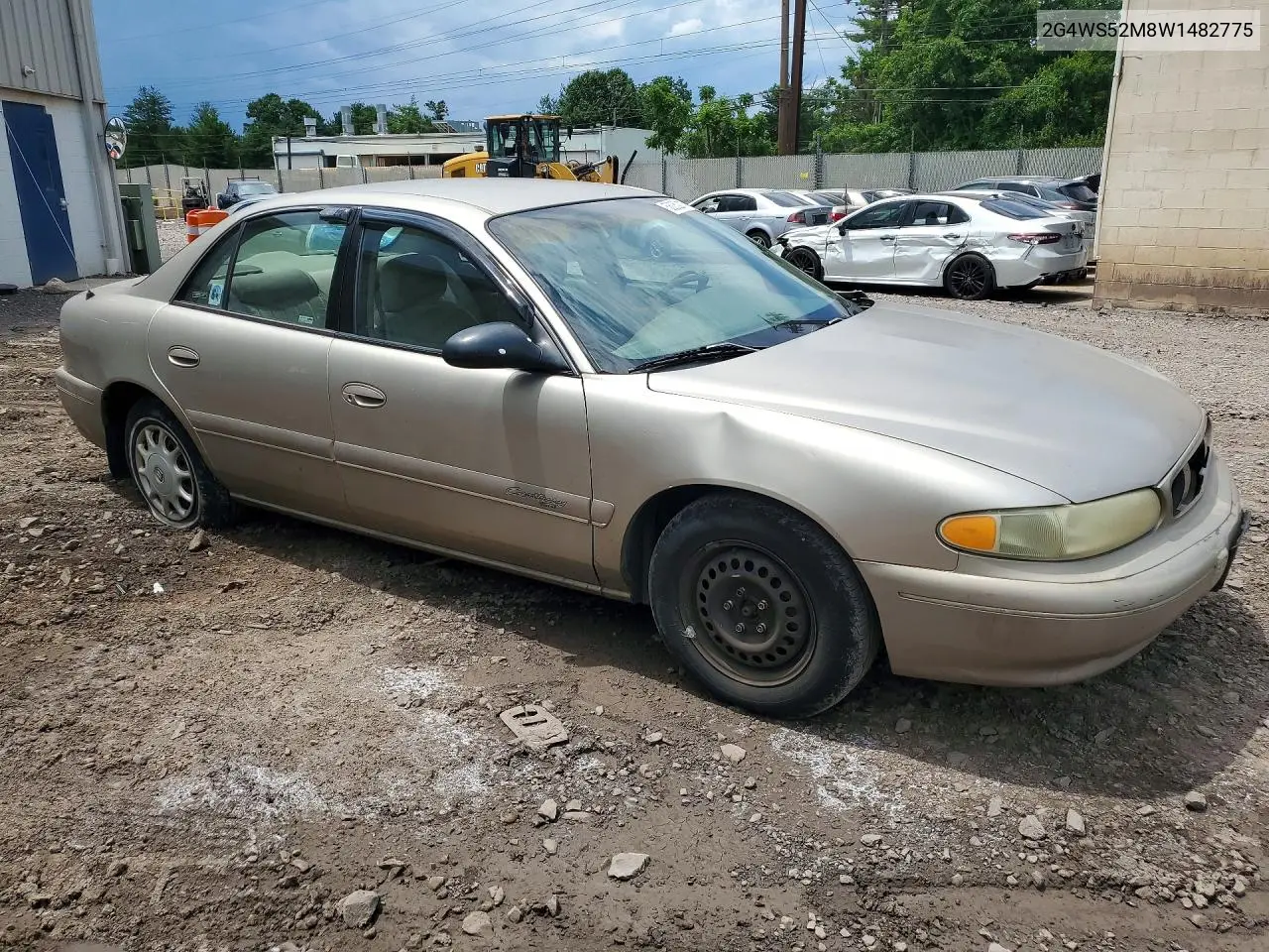 1998 Buick Century Custom VIN: 2G4WS52M8W1482775 Lot: 56052116