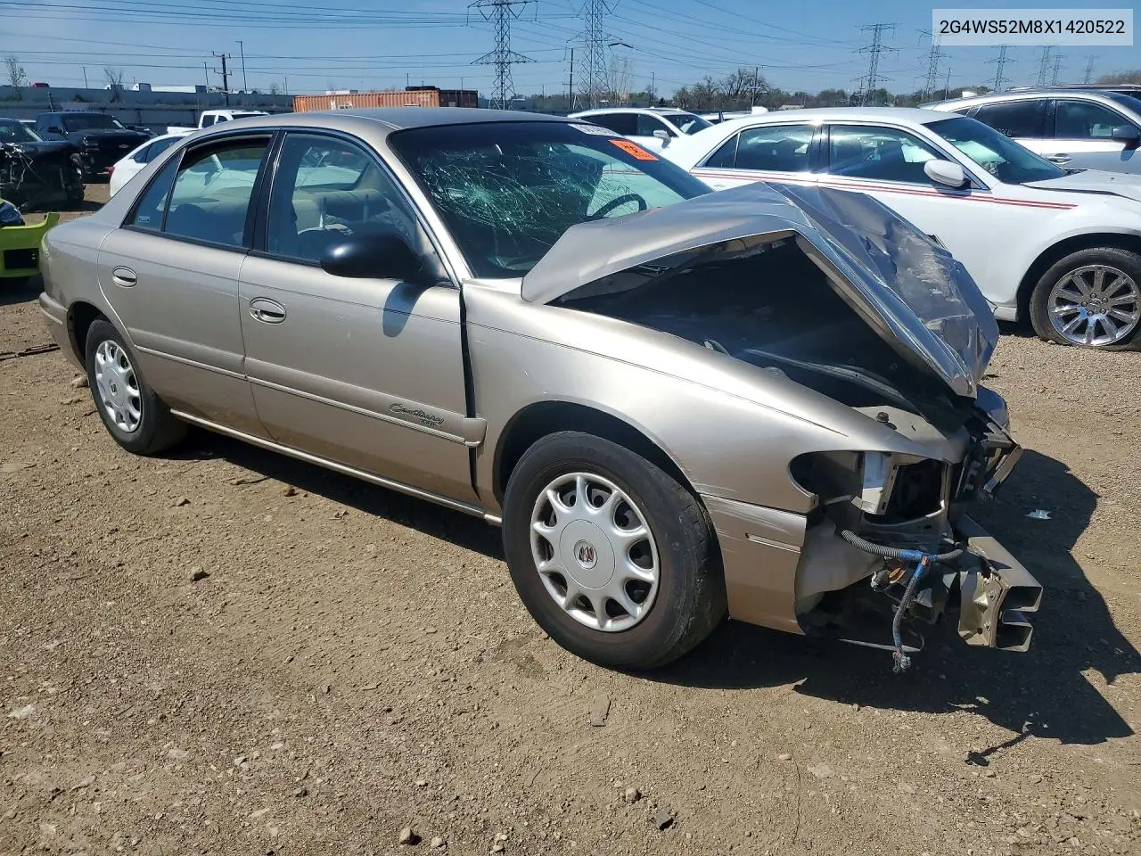 1999 Buick Century Custom VIN: 2G4WS52M8X1420522 Lot: 50148596