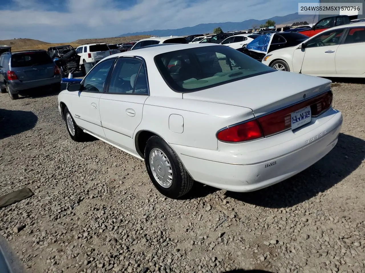 1999 Buick Century Custom VIN: 2G4WS52M5X1570796 Lot: 55821226