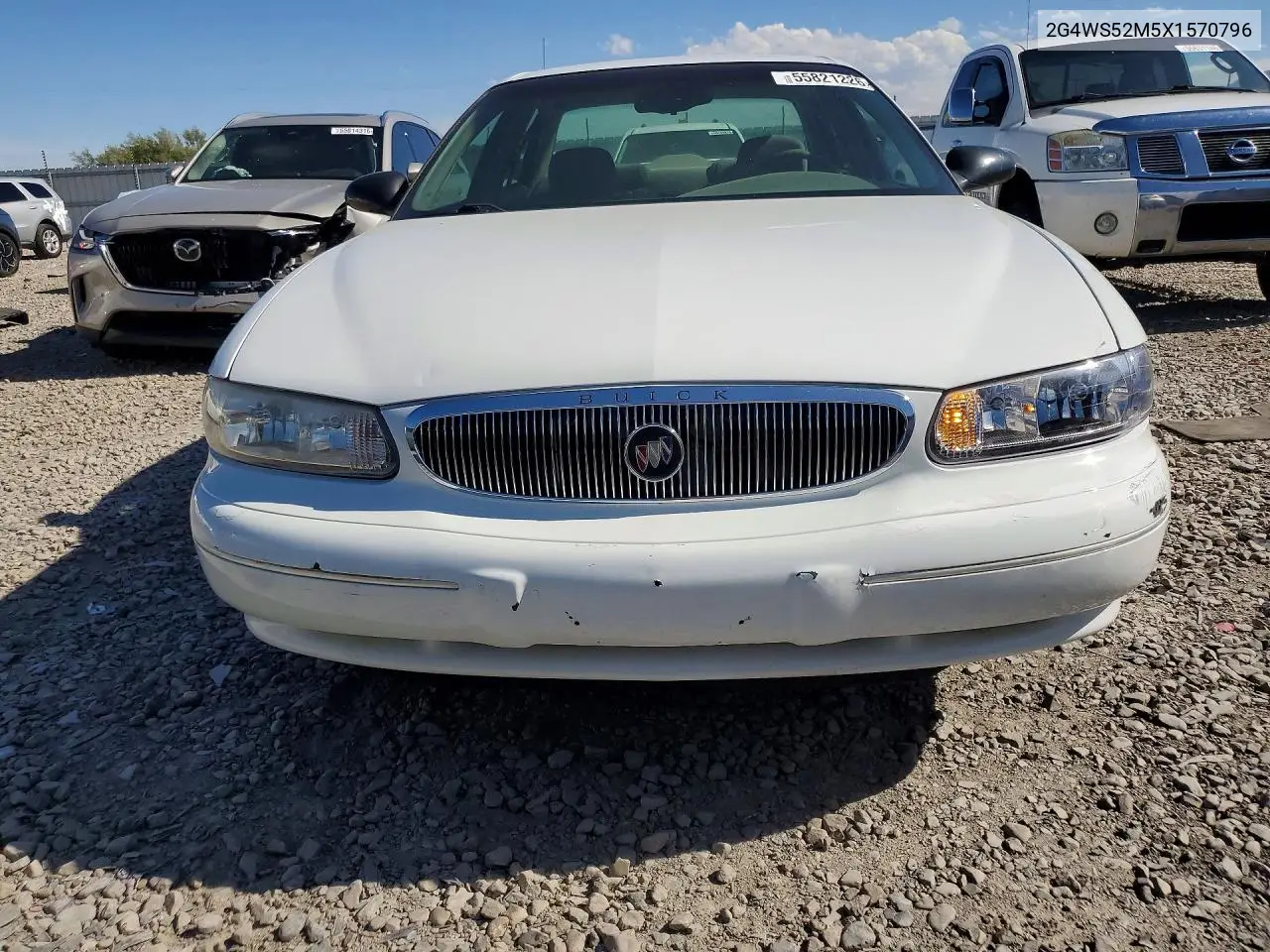 1999 Buick Century Custom VIN: 2G4WS52M5X1570796 Lot: 55821226