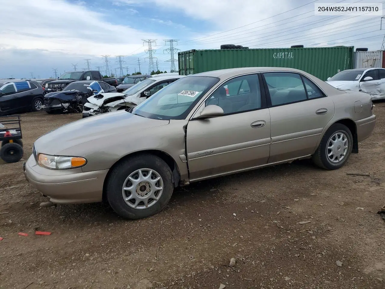 2000 Buick Century Custom VIN: 2G4WS52J4Y1157310 Lot: 52067596