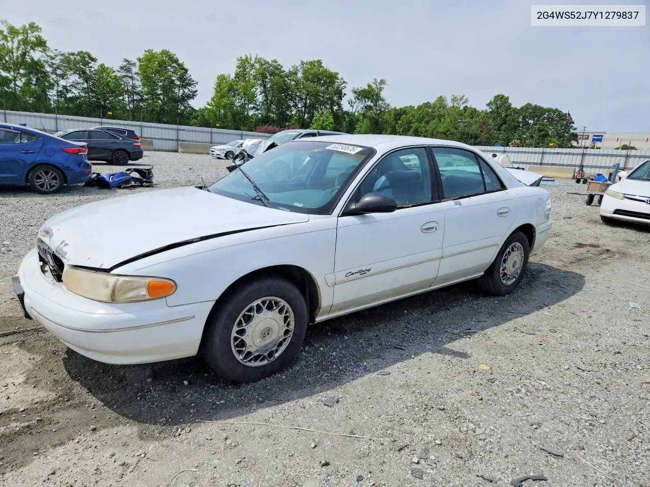 2000 Buick Century Custom VIN: 2G4WS52J7Y1279837 Lot: 52295676