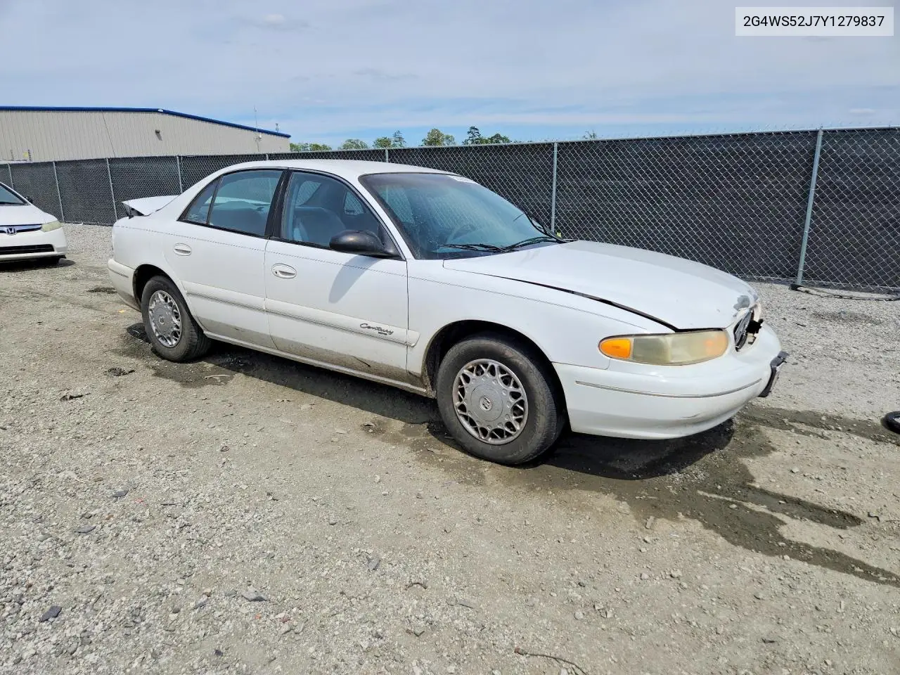 2000 Buick Century Custom VIN: 2G4WS52J7Y1279837 Lot: 52295676