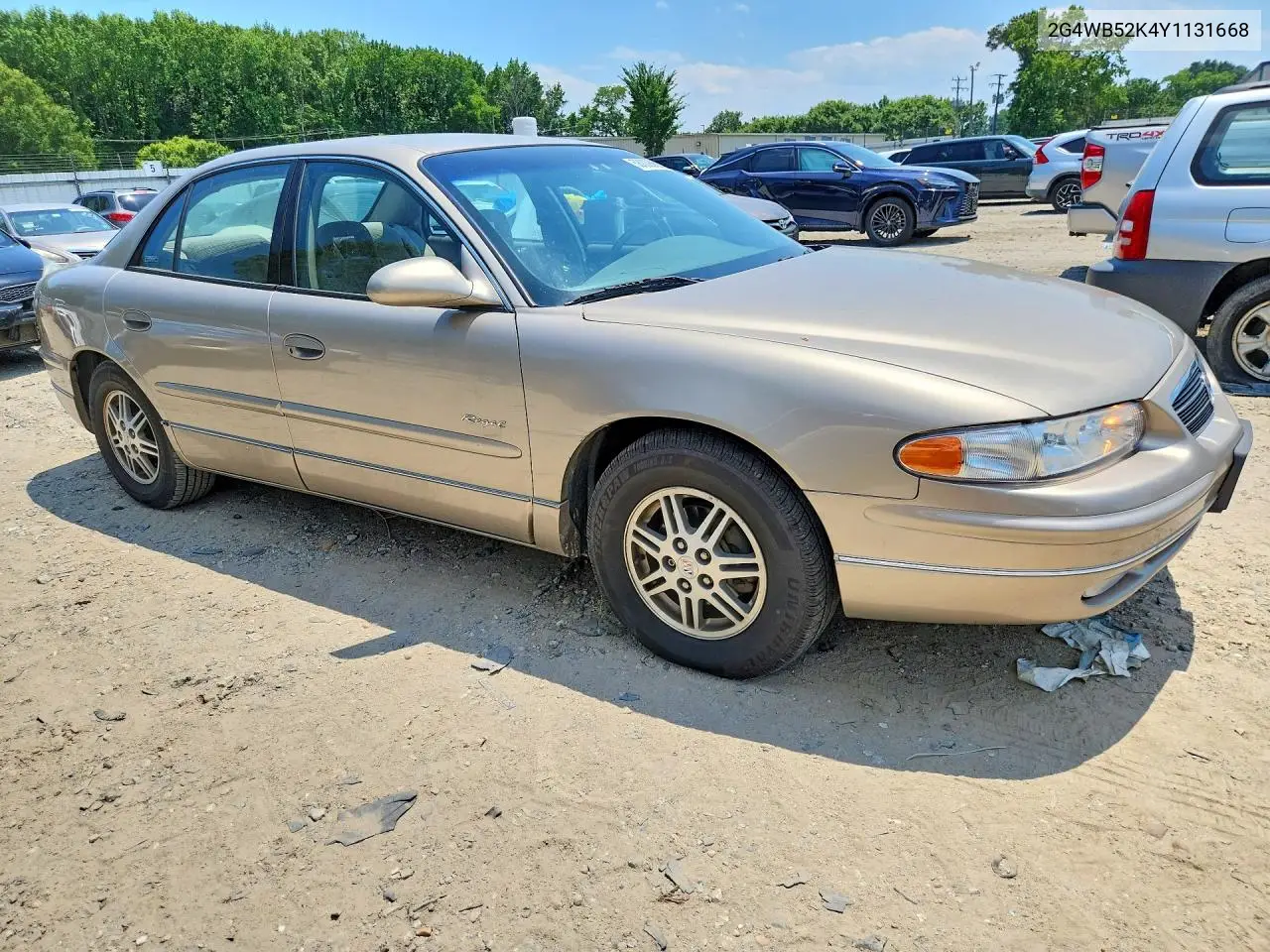 2000 Buick Regal Ls VIN: 2G4WB52K4Y1131668 Lot: 58009906