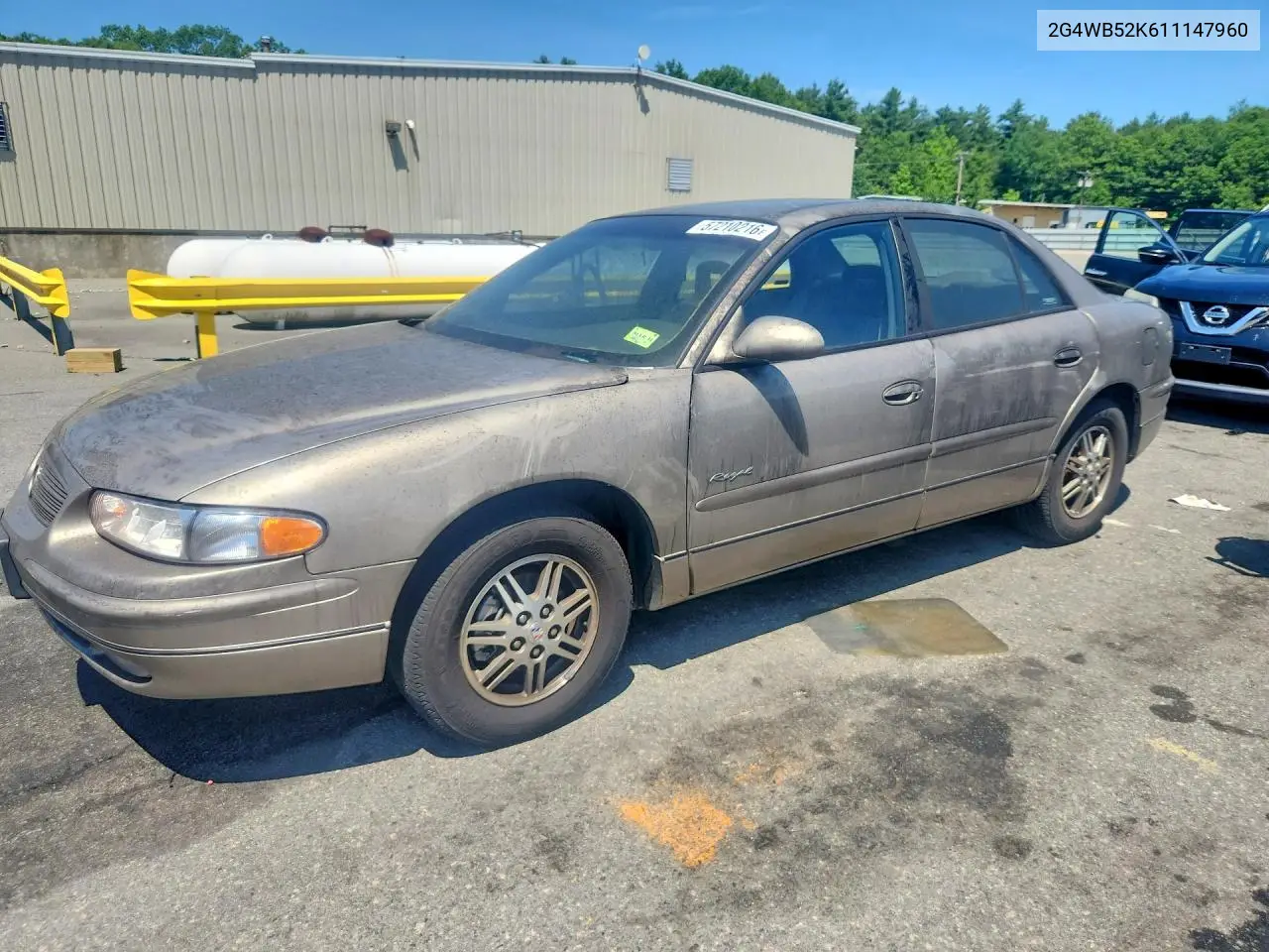 2001 Buick Regal Ls VIN: 2G4WB52K611147960 Lot: 57210216