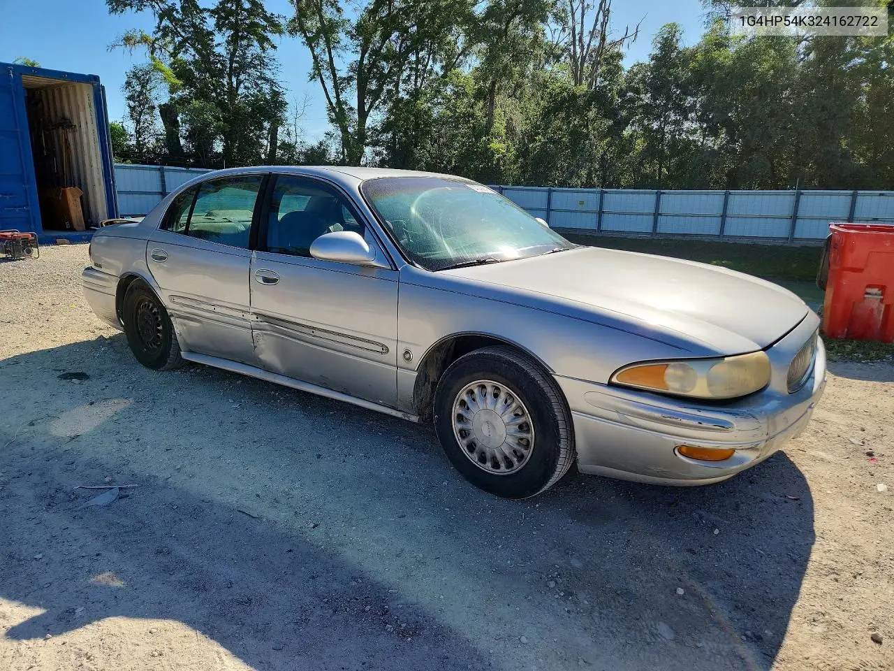 2002 Buick Lesabre Custom VIN: 1G4HP54K324162722 Lot: 54043916