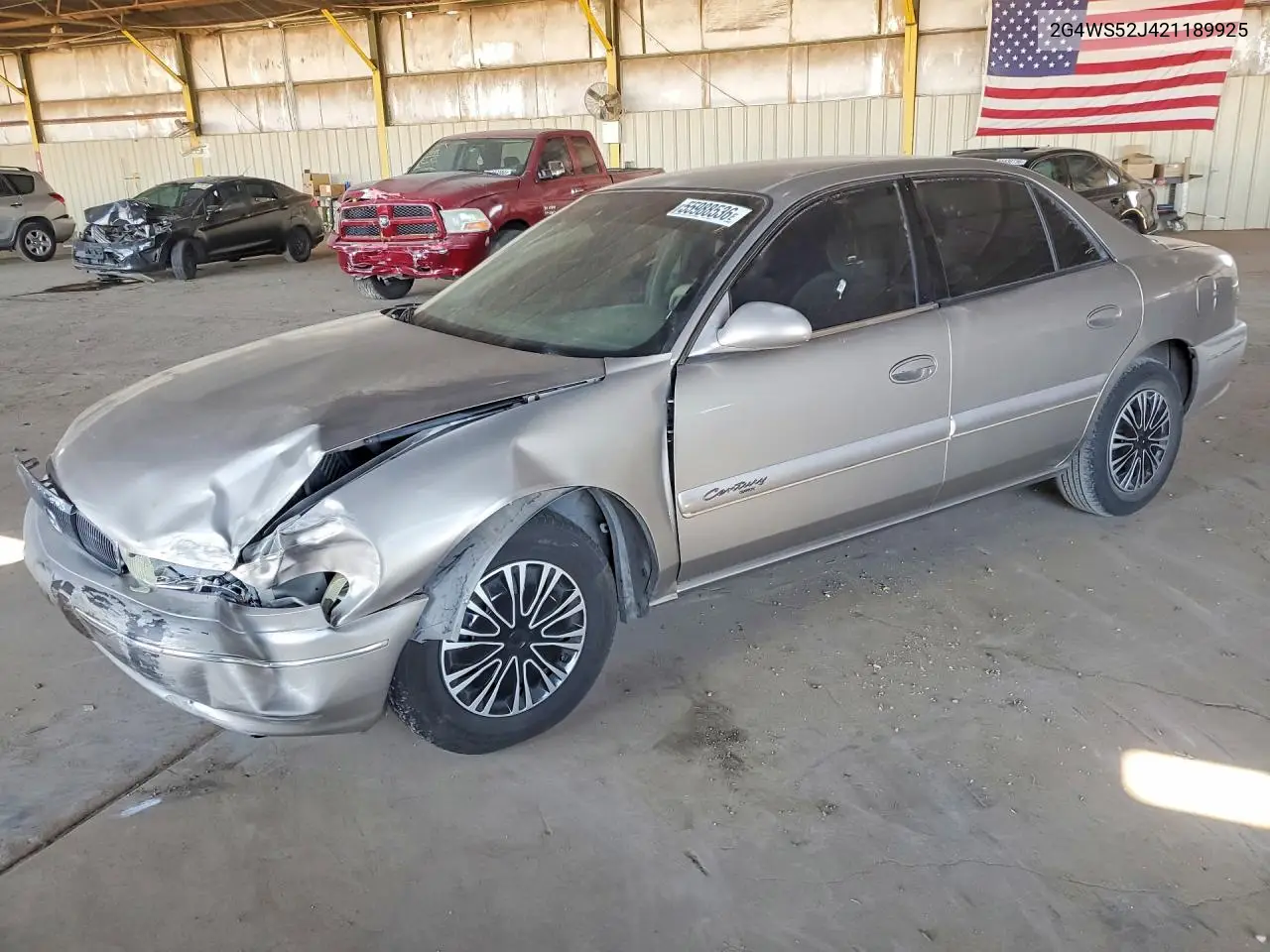 2002 Buick Century Custom VIN: 2G4WS52J421189925 Lot: 55988536