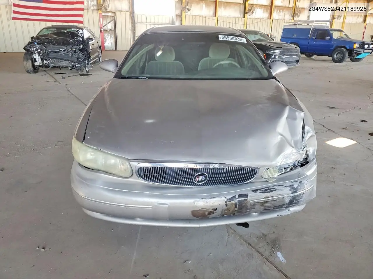 2002 Buick Century Custom VIN: 2G4WS52J421189925 Lot: 55988536