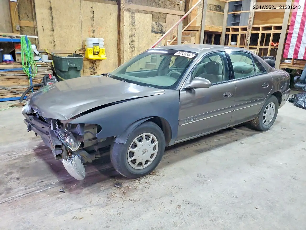 2002 Buick Century Custom VIN: 2G4WS52J121201643 Lot: 58128386