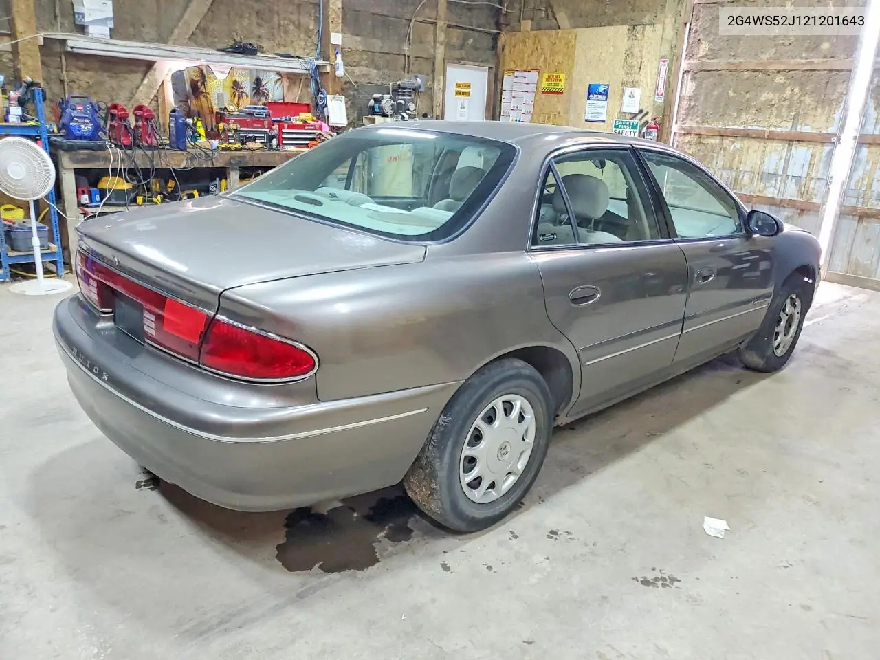 2002 Buick Century Custom VIN: 2G4WS52J121201643 Lot: 58128386