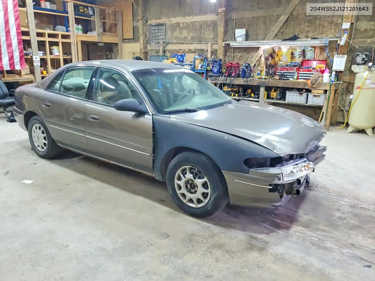 2002 Buick Century Custom VIN: 2G4WS52J121201643 Lot: 58128386