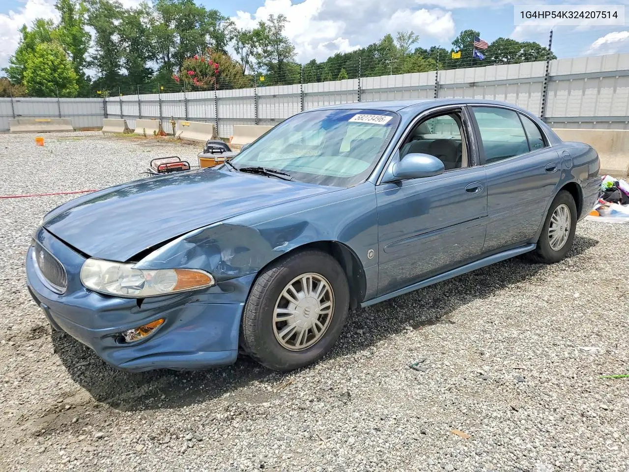2002 Buick Lesabre Custom VIN: 1G4HP54K324207514 Lot: 58273496
