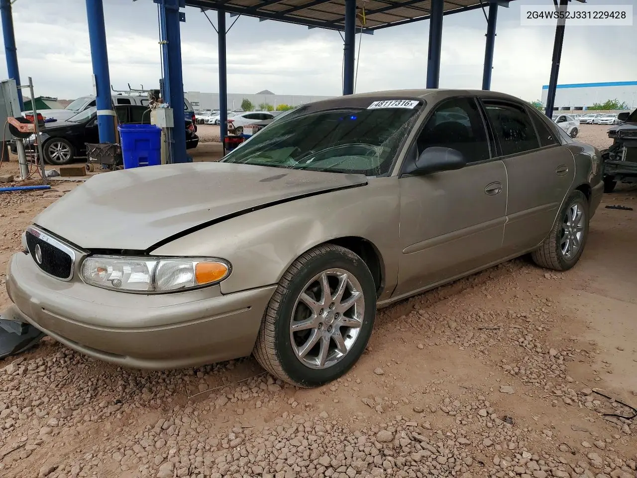 2003 Buick Century Custom VIN: 2G4WS52J331229428 Lot: 48117316