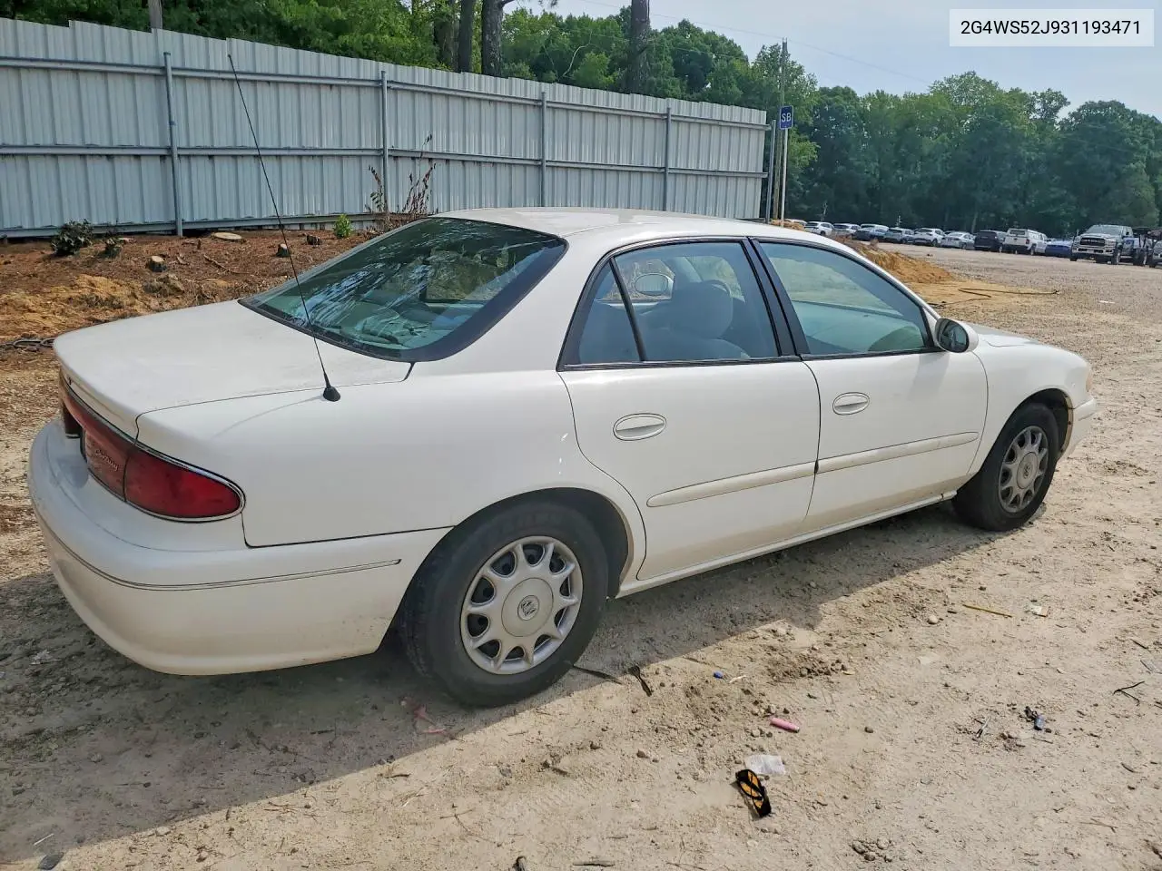 2003 Buick Century Custom VIN: 2G4WS52J931193471 Lot: 58975396