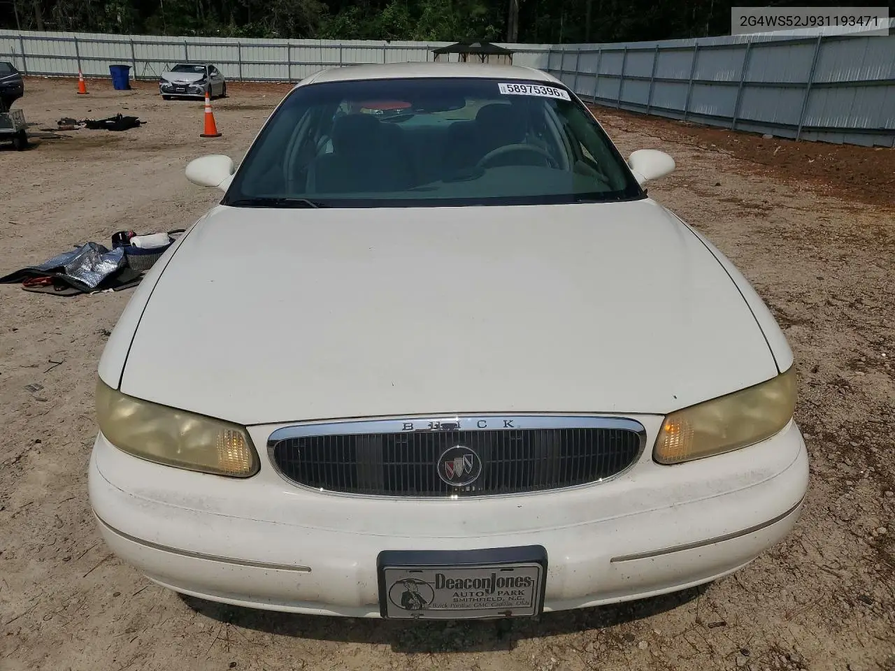 2003 Buick Century Custom VIN: 2G4WS52J931193471 Lot: 58975396
