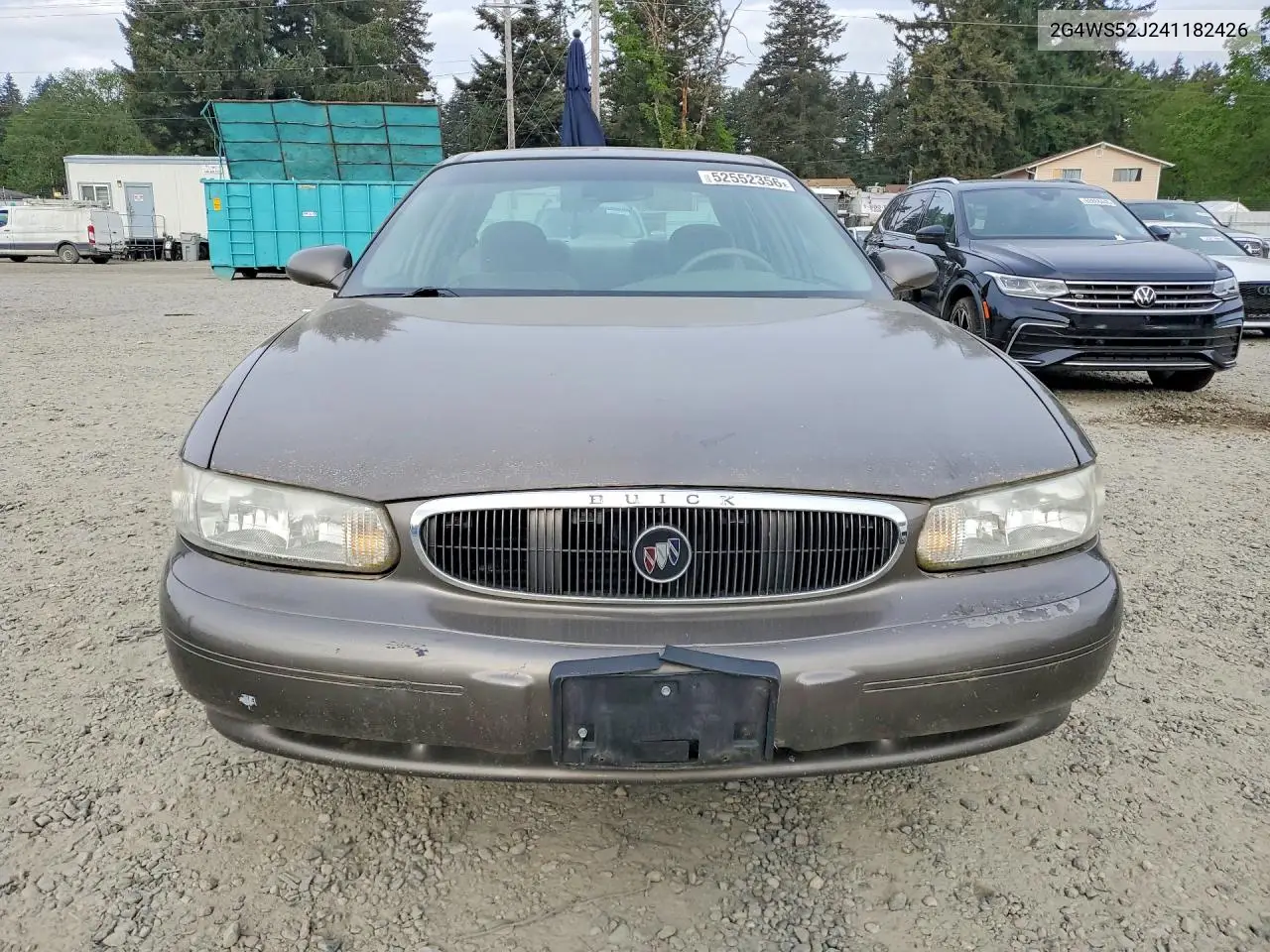 2004 Buick Century Custom VIN: 2G4WS52J241182426 Lot: 52552356