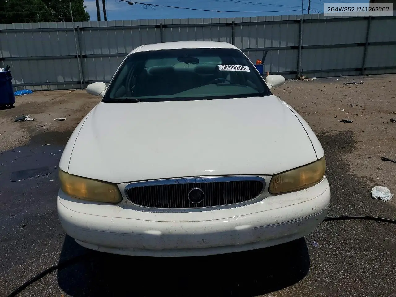 2004 Buick Century Custom VIN: 2G4WS52J241263202 Lot: 58486206