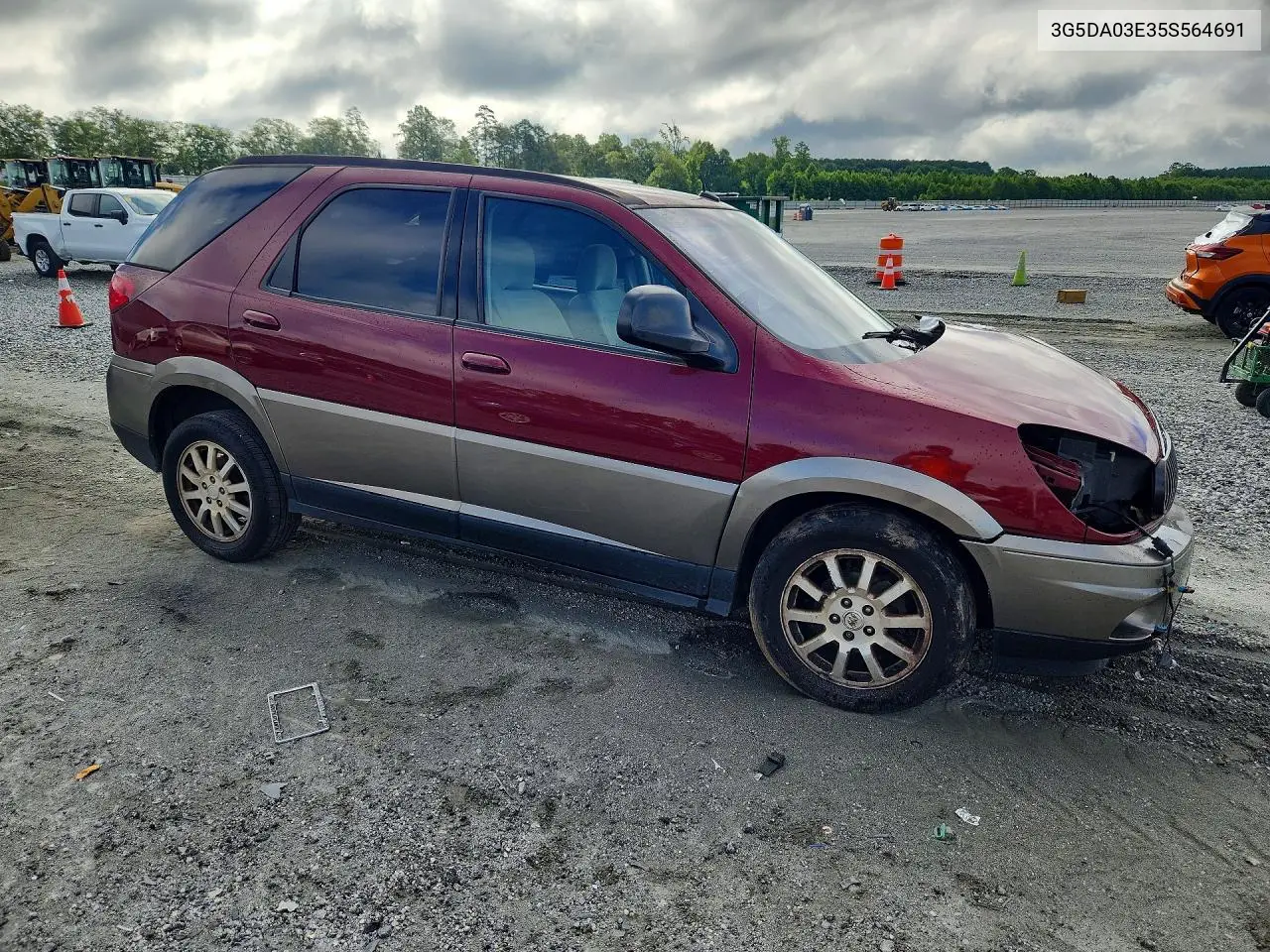 2005 Buick Rendezvous Cx VIN: 3G5DA03E35S564691 Lot: 58375506