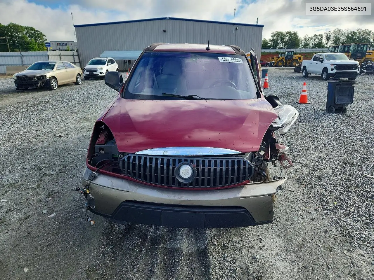 2005 Buick Rendezvous Cx VIN: 3G5DA03E35S564691 Lot: 58375506