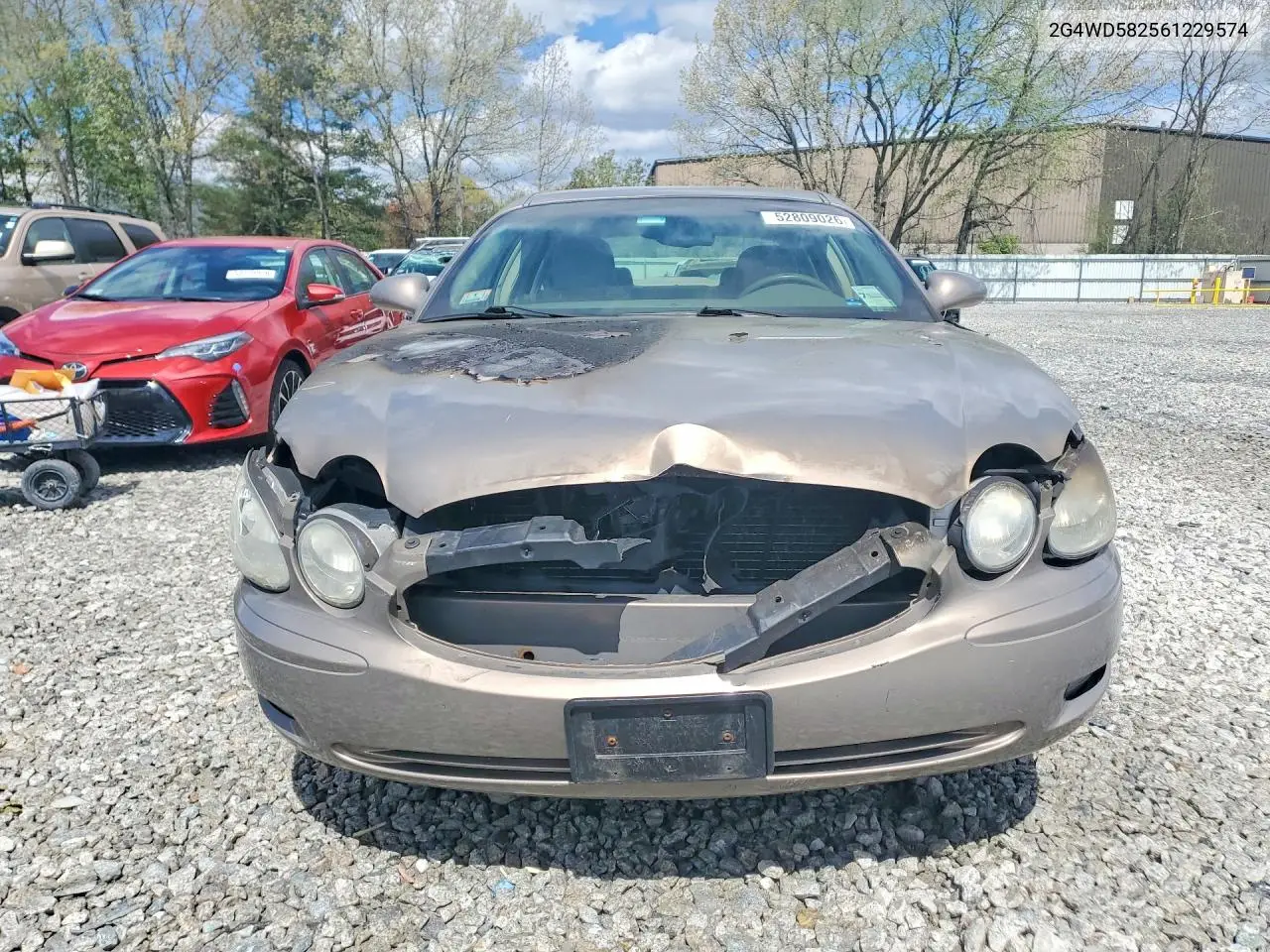 2006 Buick Lacrosse Cxl VIN: 2G4WD582561229574 Lot: 52809026