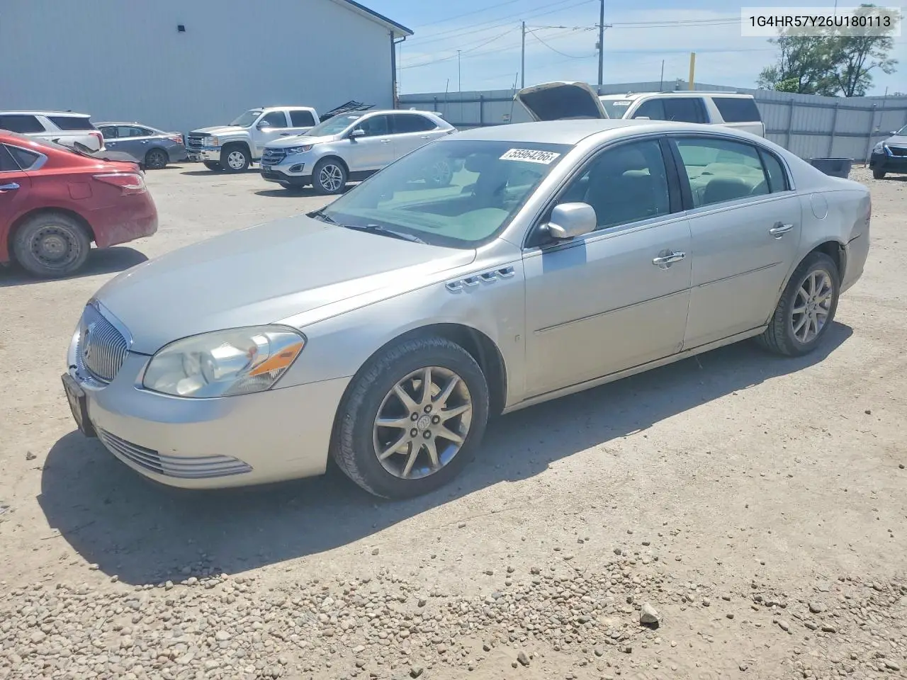 2006 Buick Lucerne Cxl VIN: 1G4HR57Y26U180113 Lot: 55964266