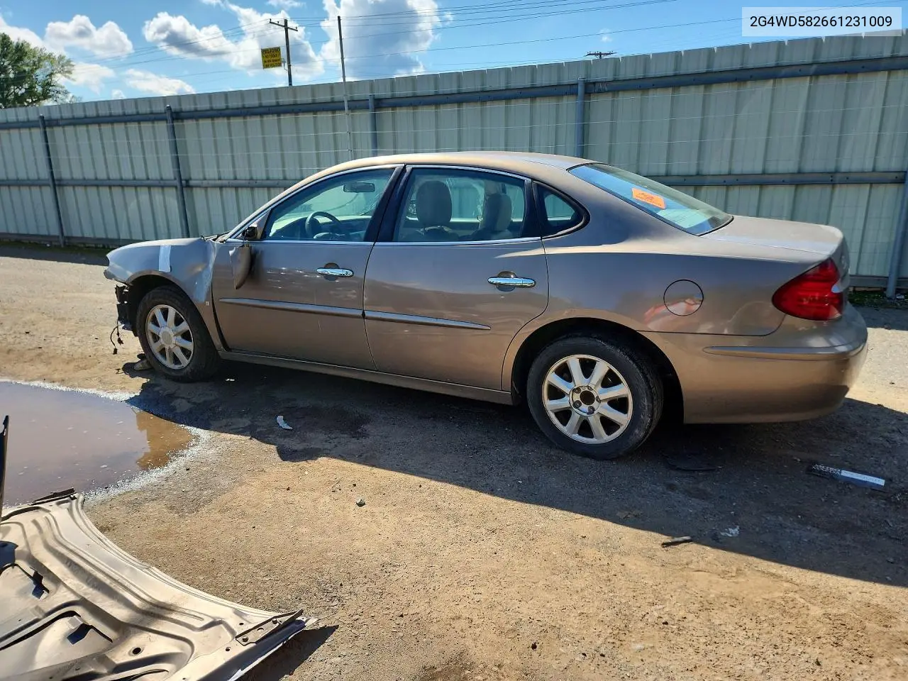 2006 Buick Lacrosse Cxl VIN: 2G4WD582661231009 Lot: 56611346