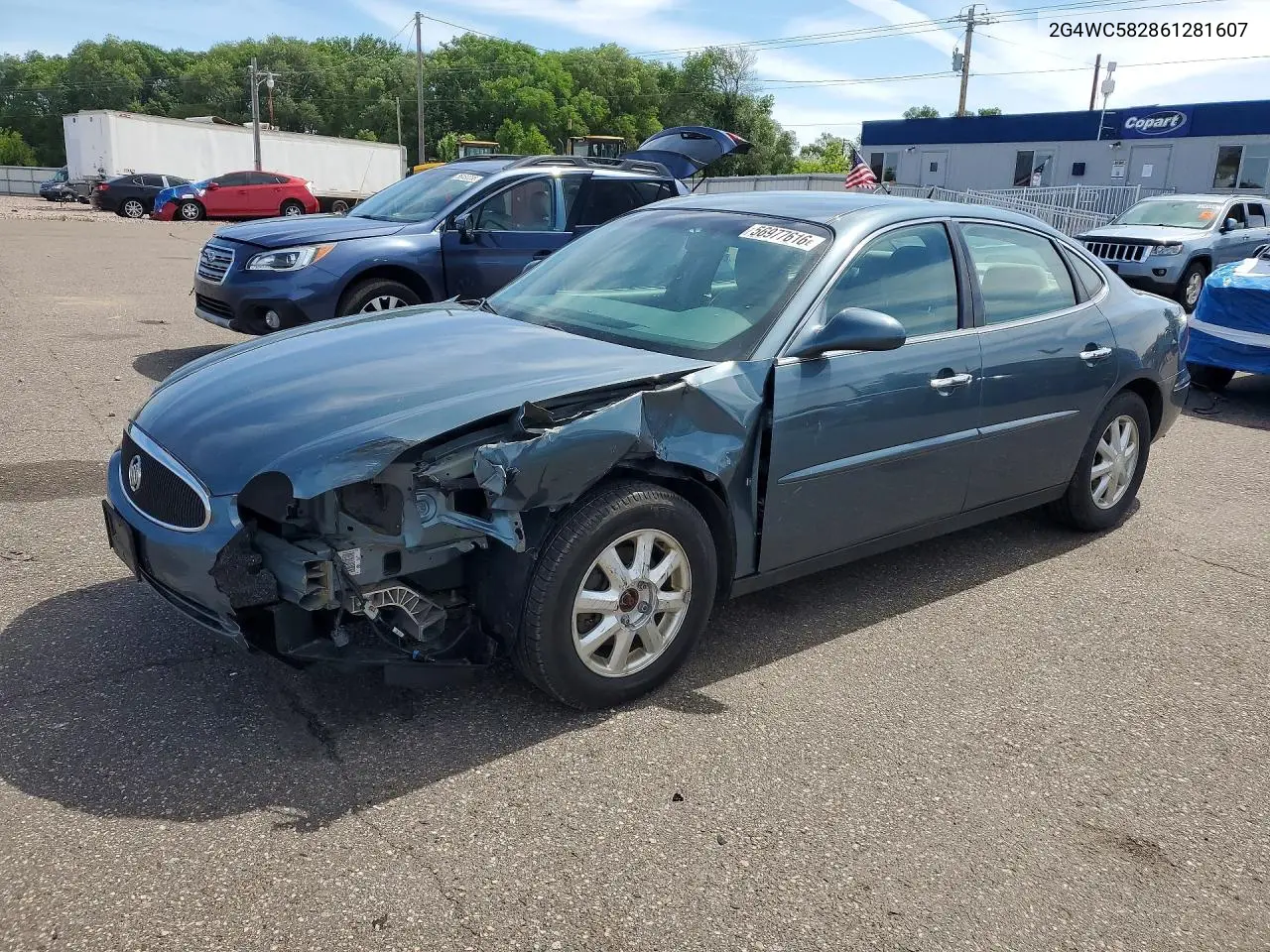 2006 Buick Lacrosse Cx VIN: 2G4WC582861281607 Lot: 56977616