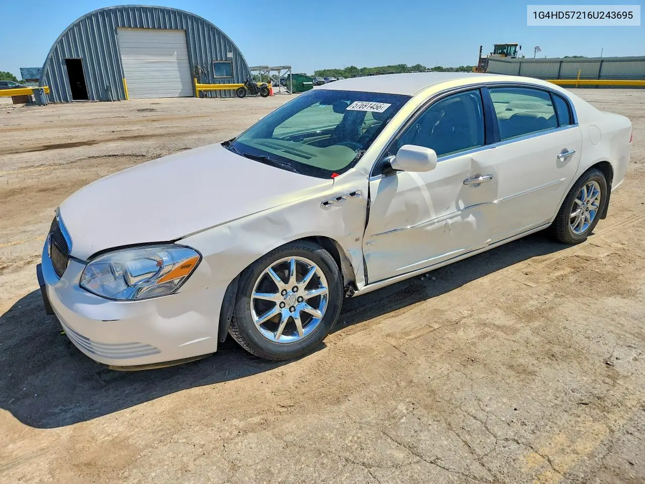 2006 Buick Lucerne Cxl VIN: 1G4HD57216U243695 Lot: 57691456