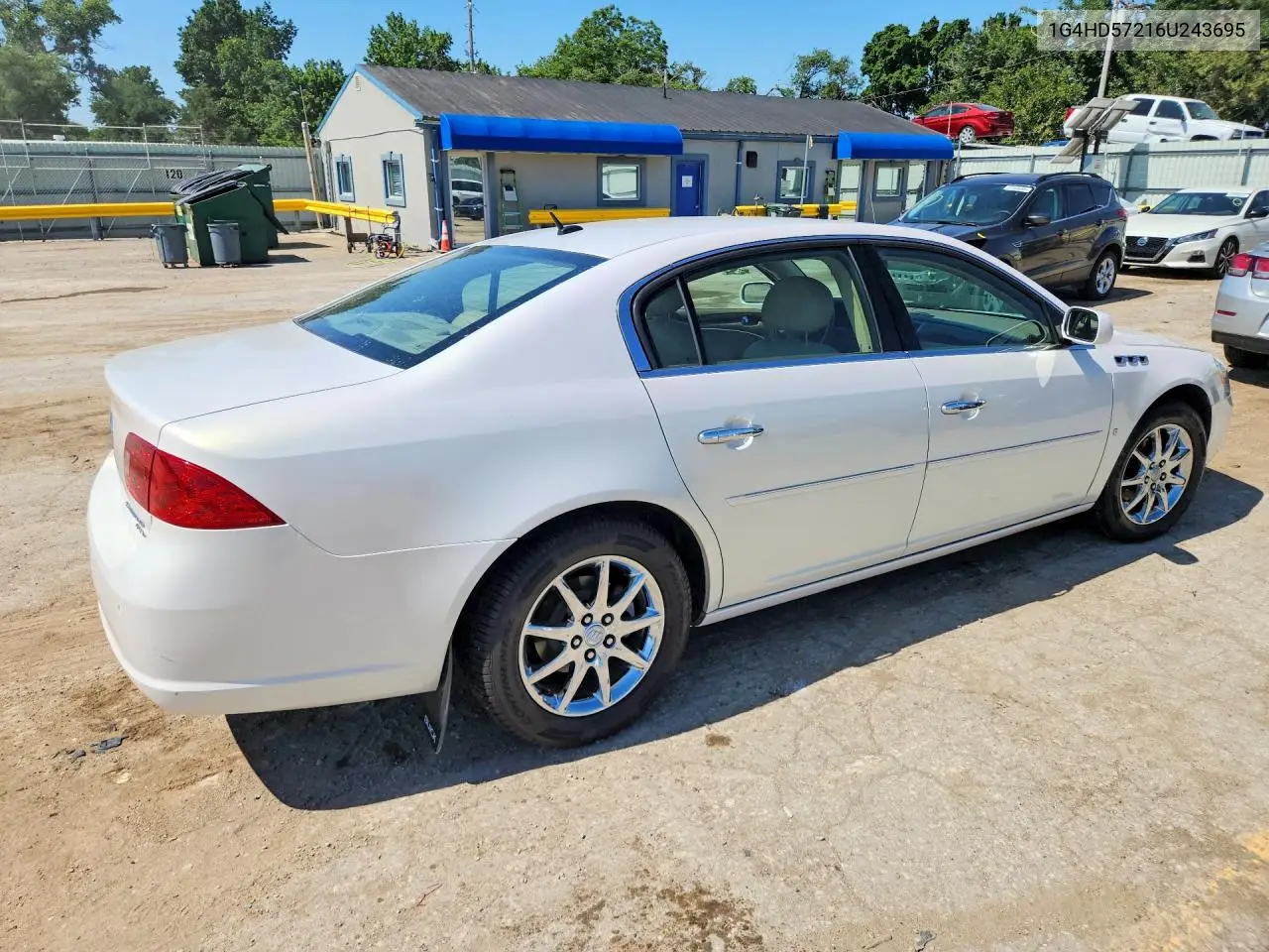 2006 Buick Lucerne Cxl VIN: 1G4HD57216U243695 Lot: 57691456
